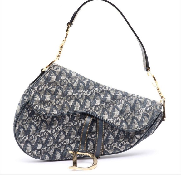 Christian Dior Vintage Diorissimo Saddle Bag EUC - Picture 1 of 7